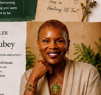 Portrait of Asoye' Y. Uhurubey, Founder and Lead Healer of Healing US Too
